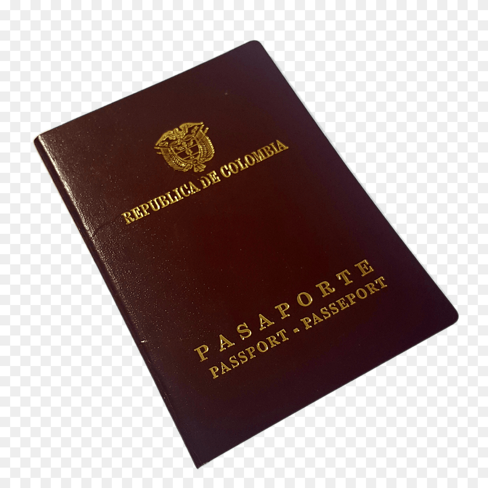 Passport Of The Republic Of Colombia, Text, Document, Id Cards Png Image