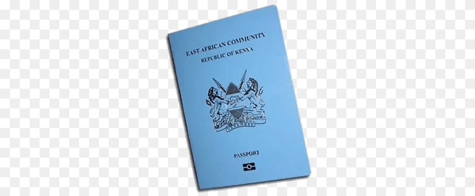 Passport Of The Republic Of Kenya, Book, Publication, Text, Document Free Png Download