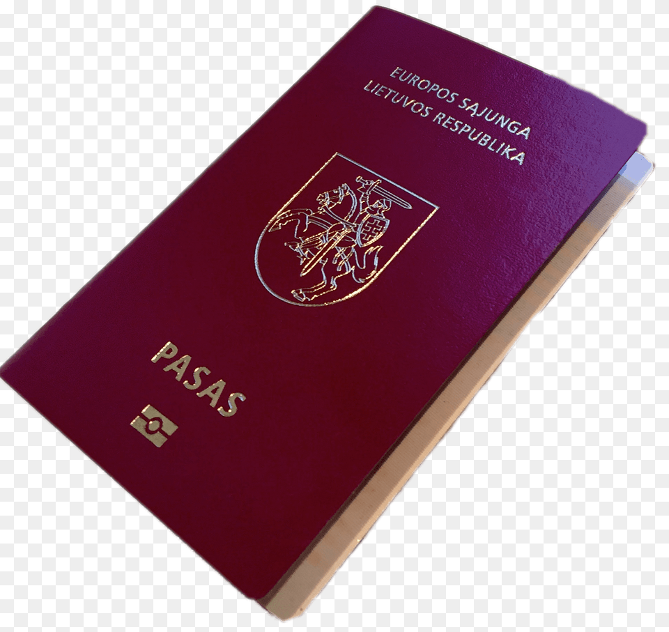 Passport Of The Republic Of Lithuania, Text, Document, Id Cards Png Image