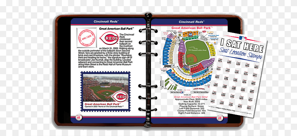 Passport Stamps Cincinnati Reds, Text Free Png