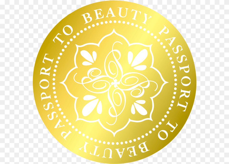 Passport To Beauty Circle, Gold, Logo Png