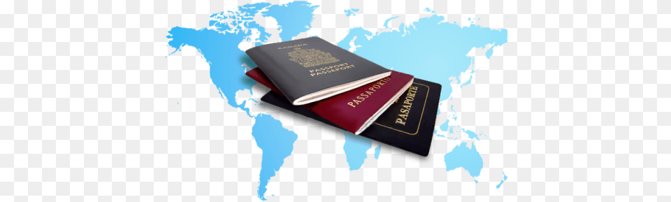 Passport World Map, Text, Document, Id Cards Png Image
