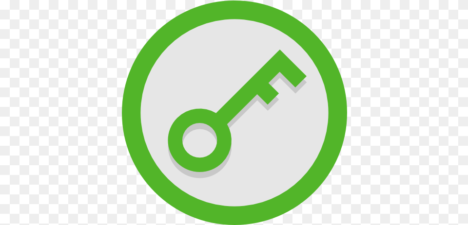 Password Icon Green Circle Green Tick, Key, Disk Free Png
