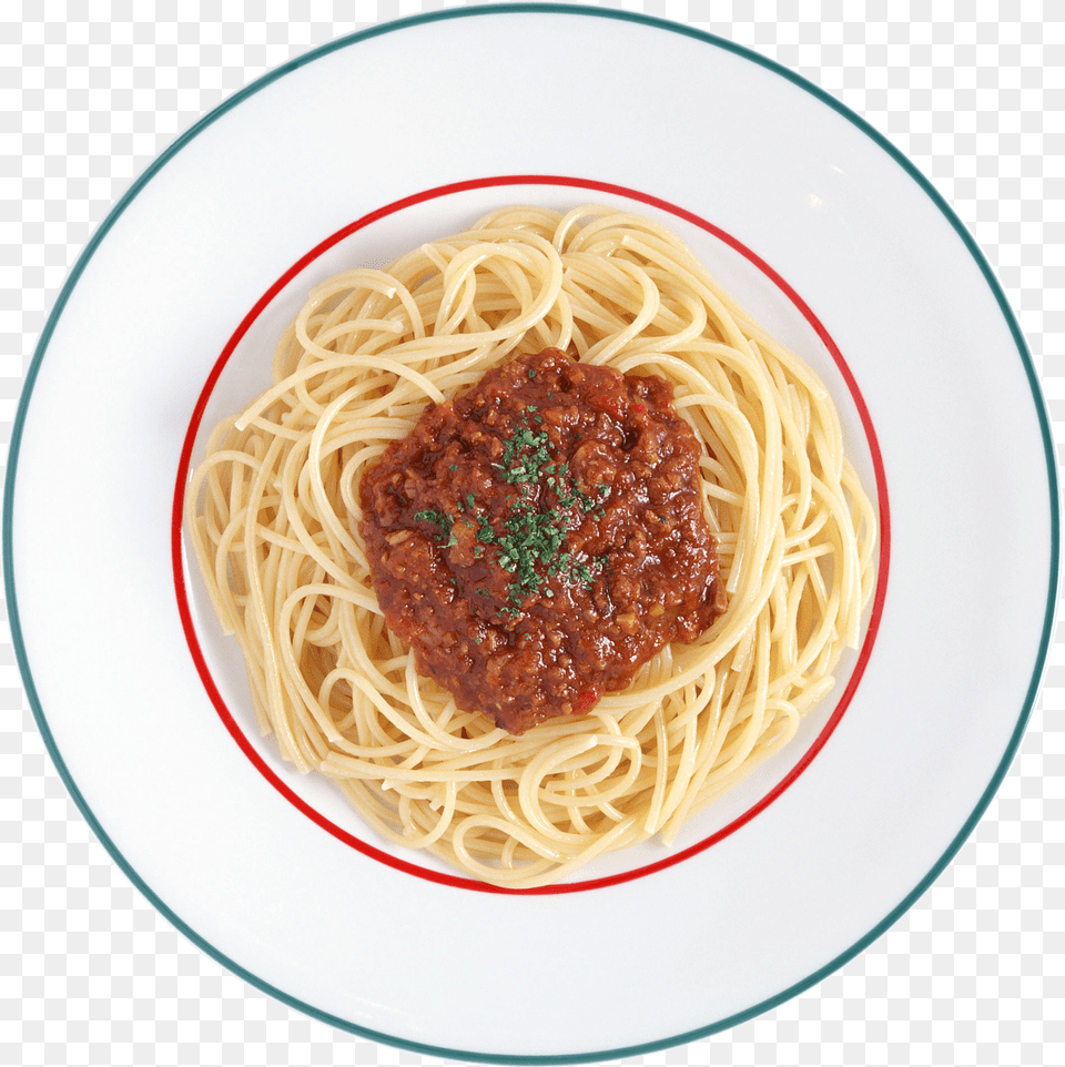 Pasta, Food, Spaghetti, Plate, Meat Png