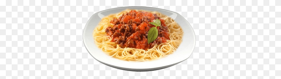 Pasta, Food, Spaghetti, Plate, Meal Png Image