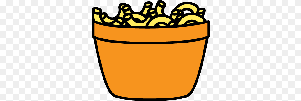 Pasta Clip Art Cartoon Bowl Of Mac And Cheese, Cookware, Jar, Plant, Planter Png