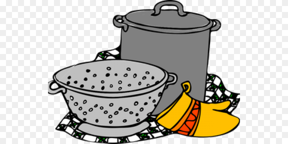 Pasta Clipart Cooked Pasta Pots And Pans Cartoon, Cookware, Pot Free Transparent Png