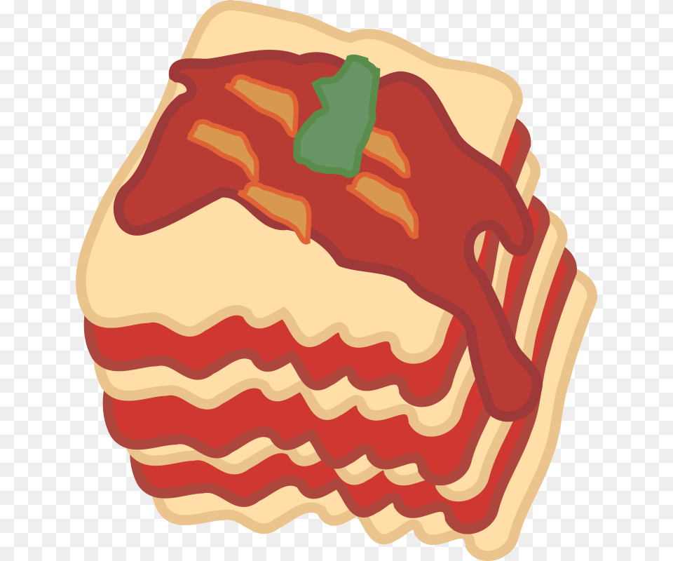 Pasta Clipart Lasagna Transparent Lasagna Clipart, Food, Meat, Ketchup Free Png