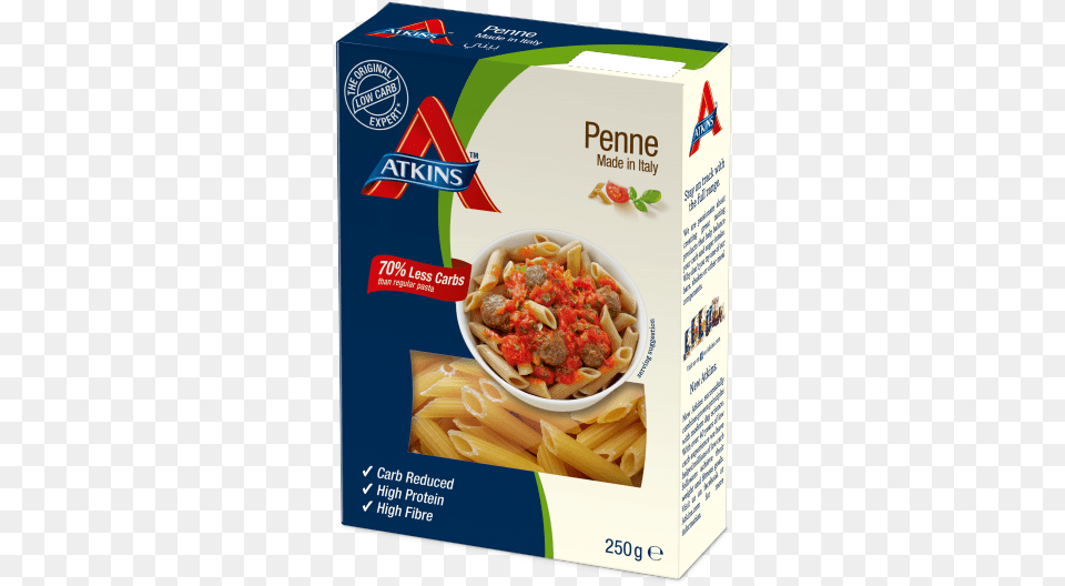 Pasta Clipart Penne Pasta Atkins Penne Cuisine Pasta, Food, Meal, Macaroni Free Png