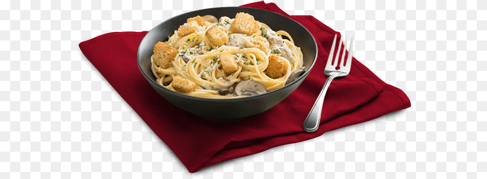 Pasta Free Images Mushroom Pasta Transparent, Cutlery, Food, Fork, Spaghetti Png Image