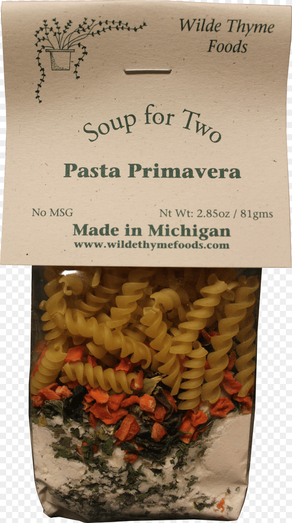 Pasta Primavera For Two Fusilli Free Png