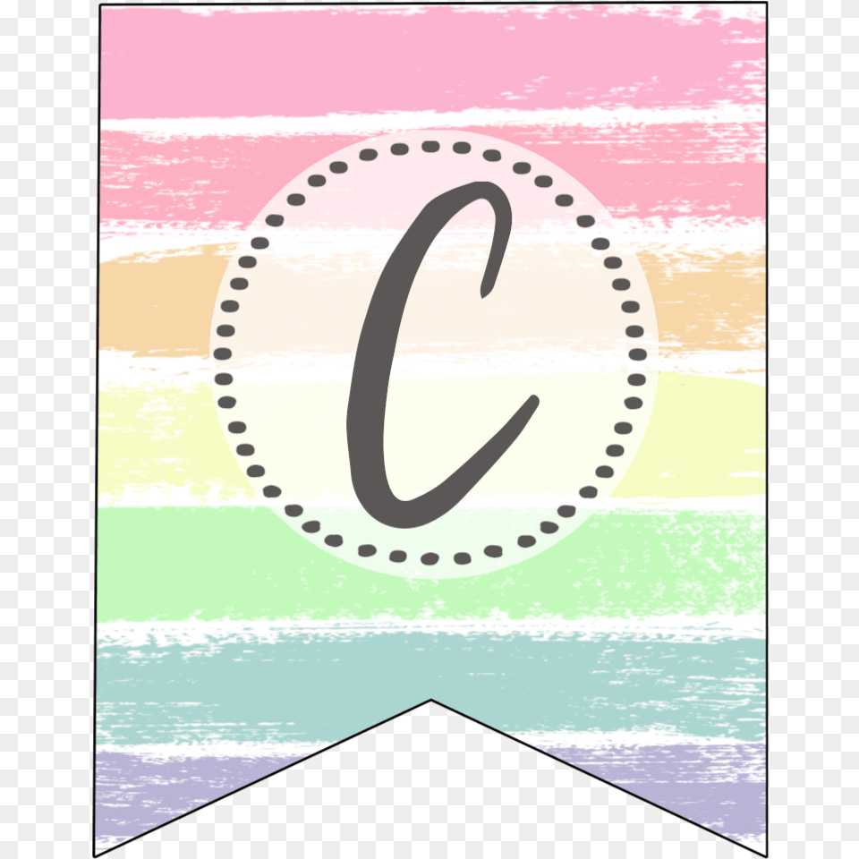 Pastel Banner Letter C Jewellery Designs, Hot Tub, Tub Free Png Download