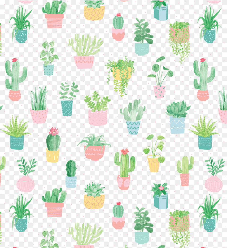 Pastel Cactus, Jar, Plant, Planter, Potted Plant Free Transparent Png