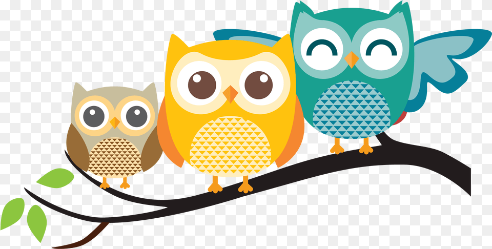 Pastel Clipart Owls Transparent Background Owl On Branch Clipart, Art, Graphics, Animal, Bird Free Png Download