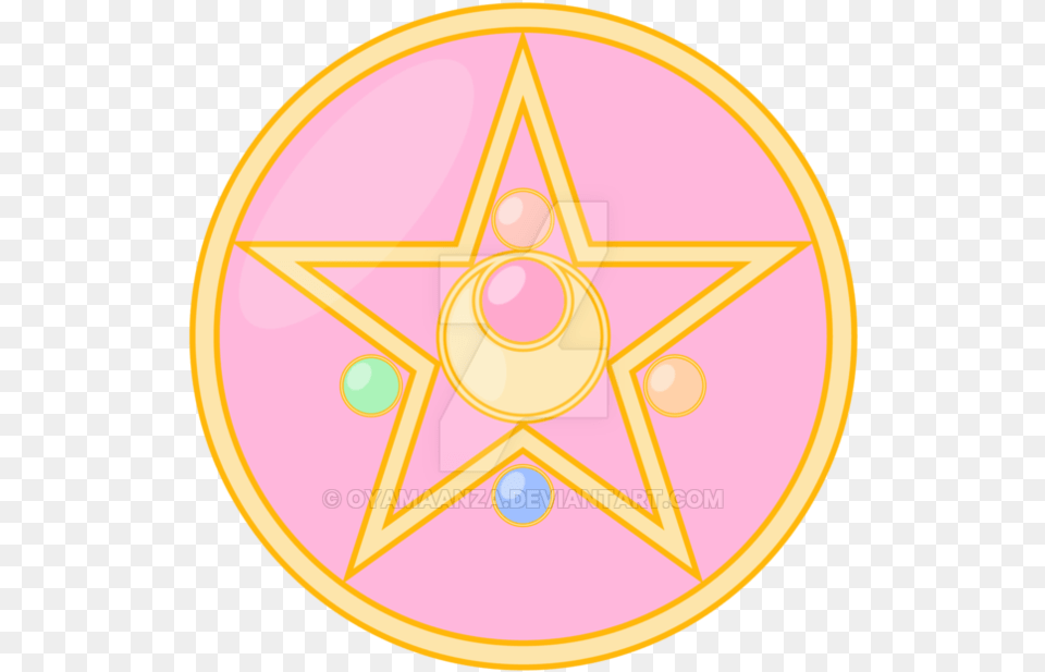 Pastel Crystal Locket By Circle, Star Symbol, Symbol, Disk, Gold Free Png