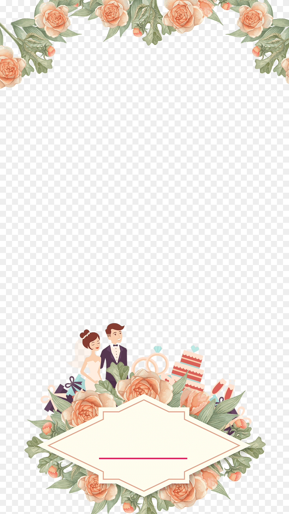 Pastel Floral Wedding Snapchat Filter Wedding Snapchat Filter, Pottery, Adult, Person, Man Free Png Download