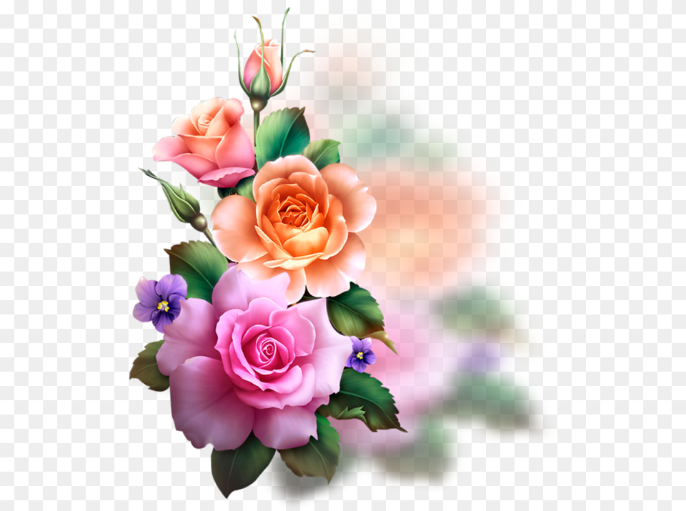 Pastel Flowers Images Collection Rose Flower, Art, Flower Arrangement, Flower Bouquet, Graphics Free Transparent Png