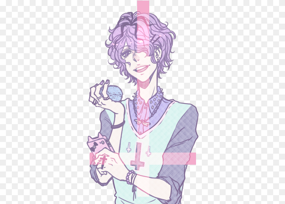 Pastel Goth Boy Hot Much X3 Via Tumblr Pastel Goth Outfits Male, Publication, Book, Comics, Adult Png Image