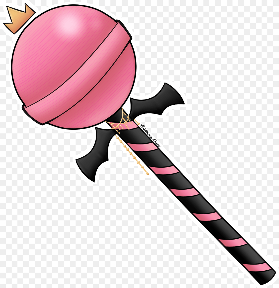 Pastel Goth Lollipop Vinyl Sticker, Rattle, Toy, Mace Club, Weapon Free Transparent Png