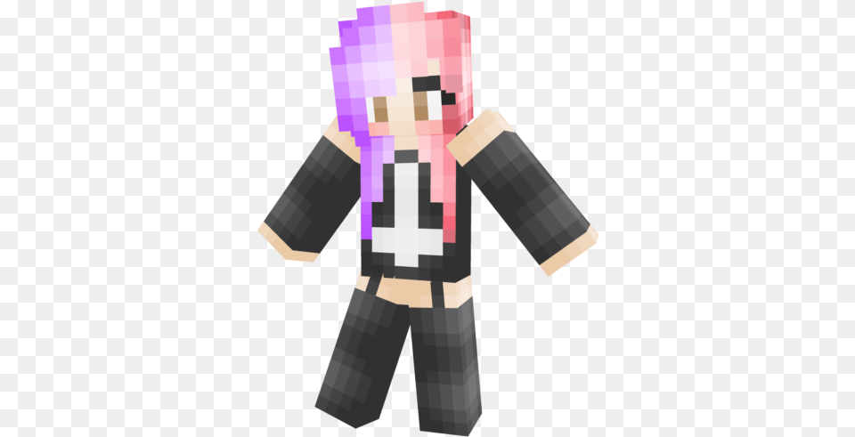 Pastel Goth Minecraft Skin Minecraft Skins For Girls Pastel, Person, Toy, Pinata Free Transparent Png