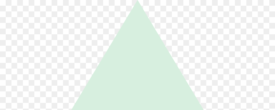 Pastel Green Triangle White Triangle Free Transparent Png
