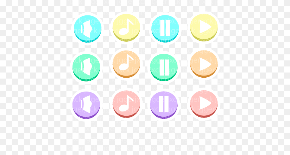 Pastel Icon Button Pack Circle, Text, Number, Symbol, People Free Png Download