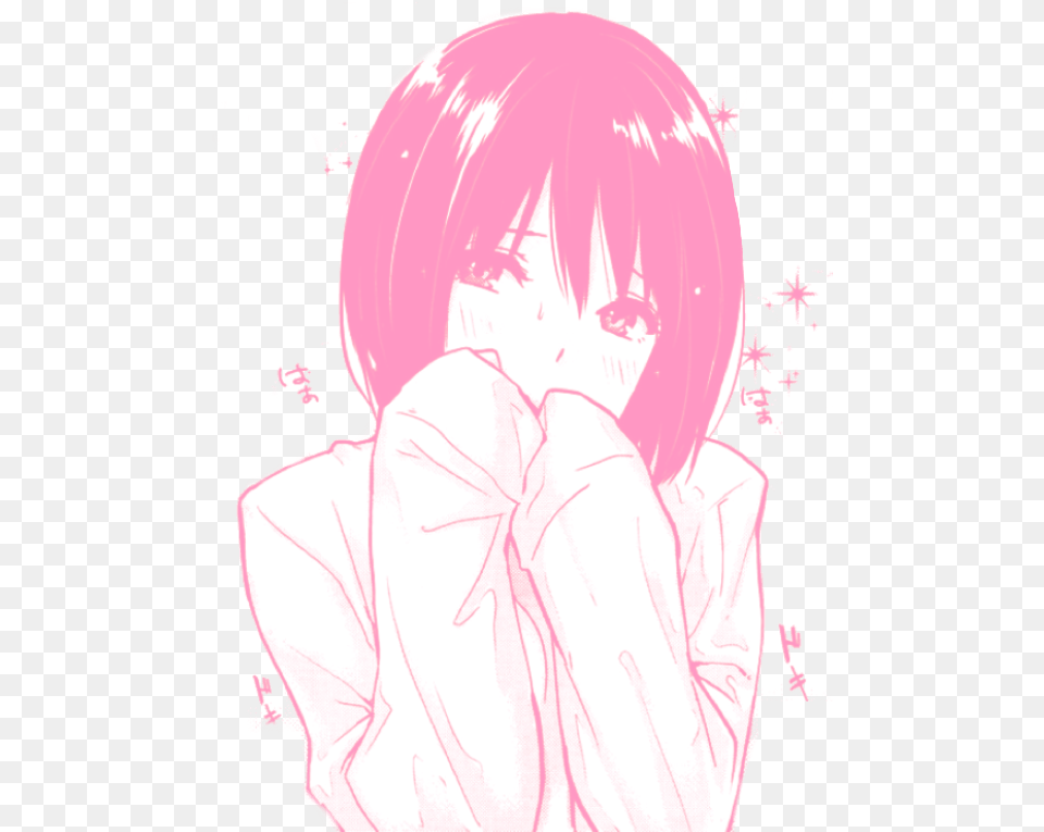 Pastel Japan Aesthetic Wallpapers Pink Aesthetic Pastel Anime Girl, Book, Comics, Publication, Adult Png