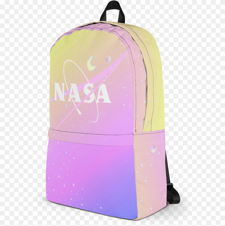Pastel Nasa Tumblr Soft Grunge Backpack Pastel Kawaii Backpack, Bag, Accessories, Handbag Free Png