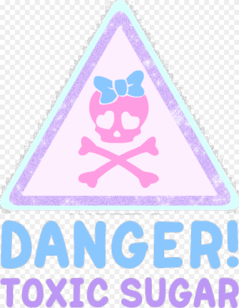 Pastel Pastelgoth Pastelgrunge Danger Toxic Sugar Kawaii Pastel Goth Transparent, Triangle, Baby, Person, Blackboard Free Png Download