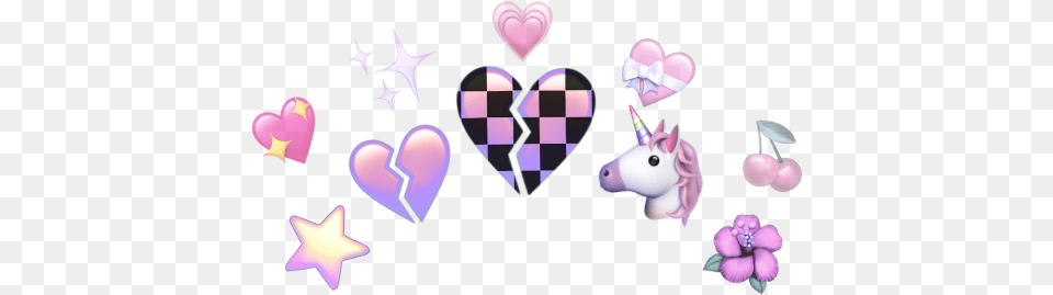 Pastel Pastelhalo Crown Pastelcrown Emoji Pastelemojihalo Heart, Purple, People, Person Png