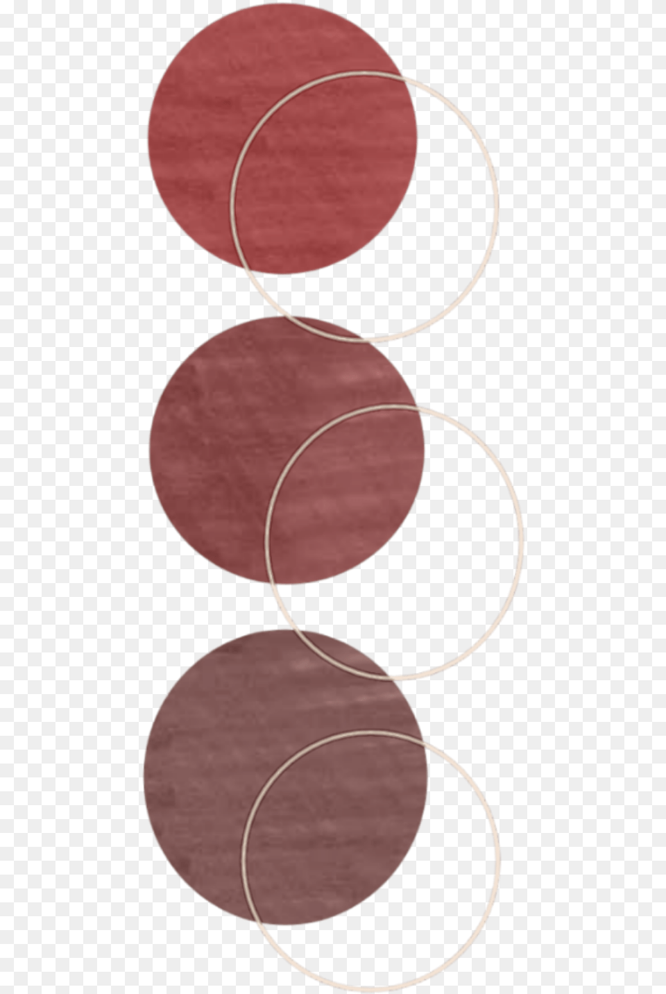 Pastel Pastelred Circle Circles Circulo Red Overlay Plywood, Home Decor, Rug, Oval Free Png