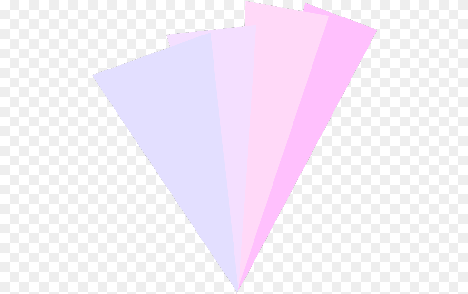 Pastel Purplepink Raystriangles Triangle, Paper Png