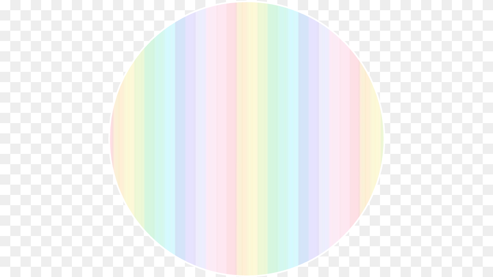 Pastel Rainbow Circle, Oval, Disk Free Transparent Png