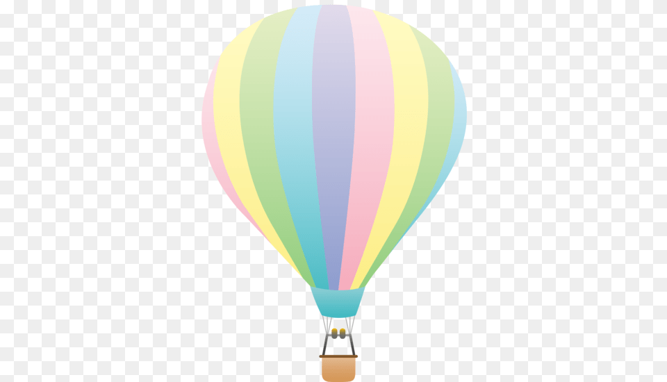 Pastel Rainbow Hot Air Balloon Hot Air Balloons Air Balloon, Aircraft, Hot Air Balloon, Transportation, Vehicle Free Png