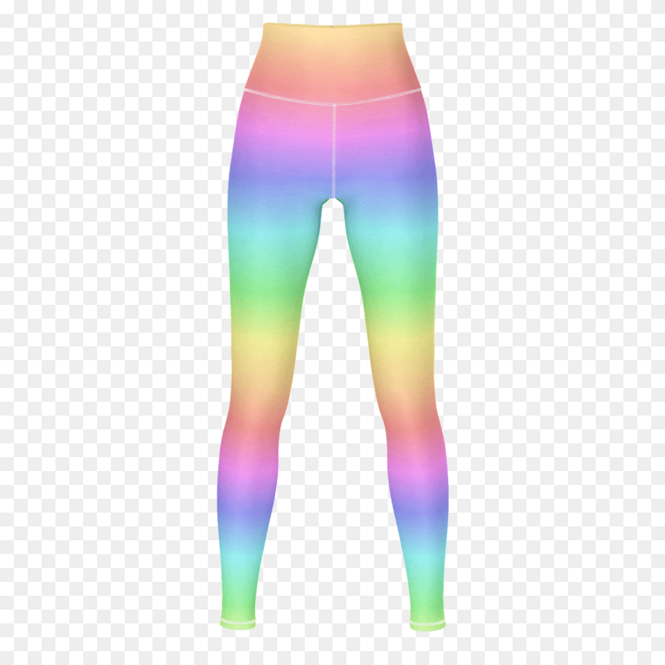 Pastel Rainbow Leggings Image With No Leggings, Clothing, Hosiery, Tights, Pants Free Transparent Png