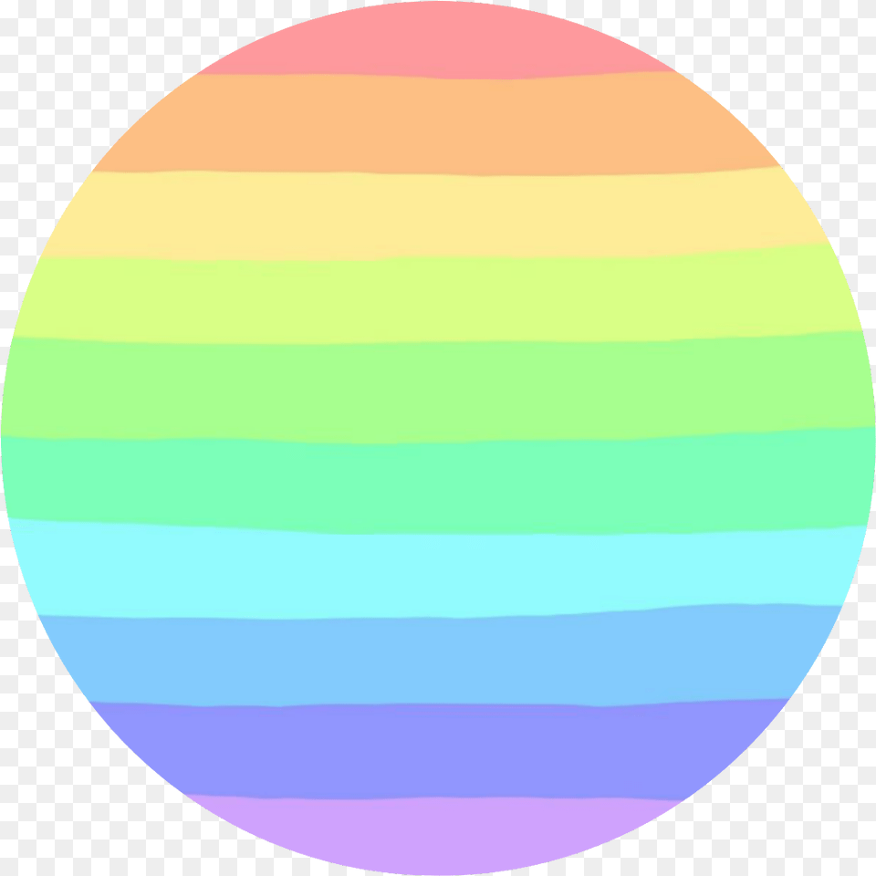Pastel Rainbow Striped Circle Hasmasul Mare, Easter Egg, Egg, Food Free Png Download