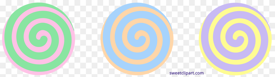 Pastel Spiral Candy Clipart, Coil Free Transparent Png