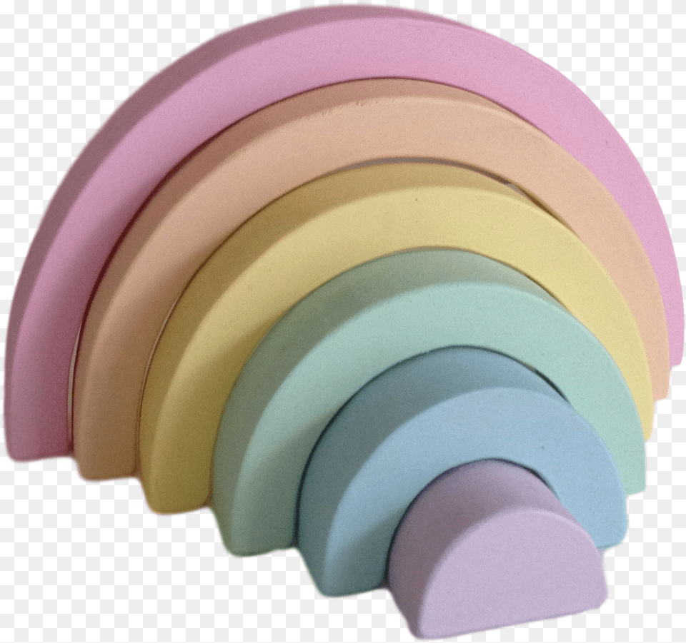 Pastel Stacking Rainbow Nail Care, Foam, Tape Free Transparent Png