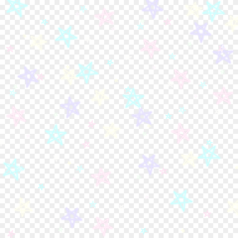 Pastel Star, Confetti, Paper Free Png Download