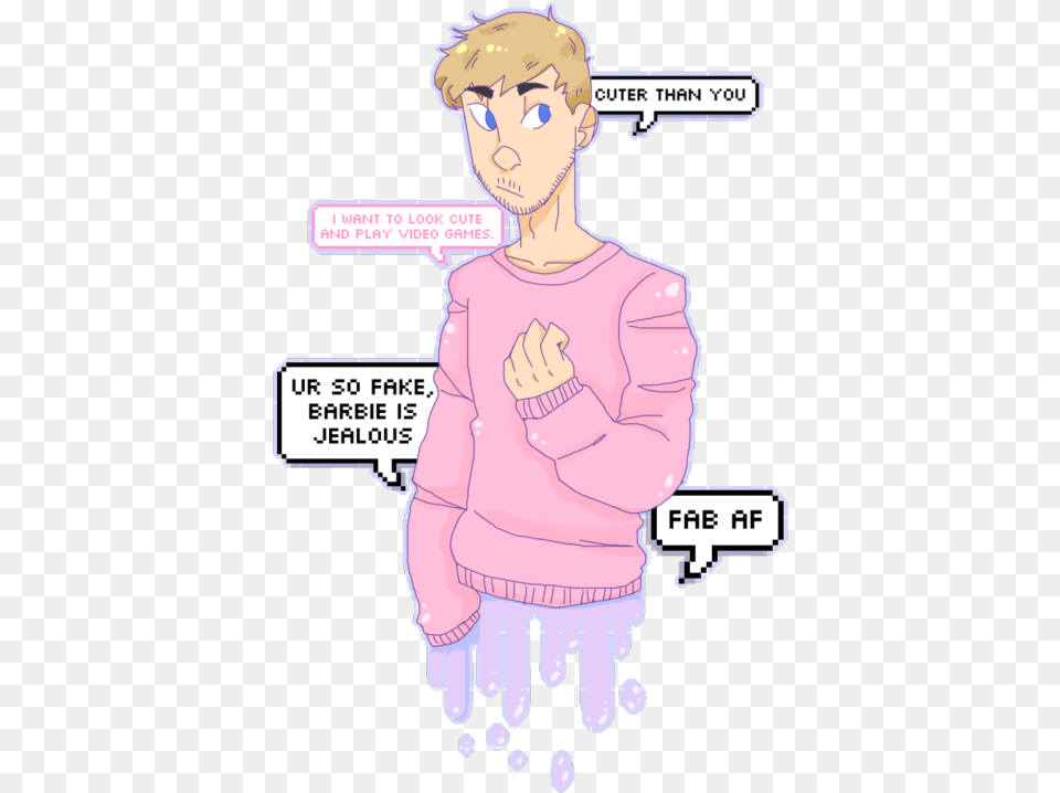 Pastel Transparent Boy Pastel Boy, Book, Comics, Publication, Person Png