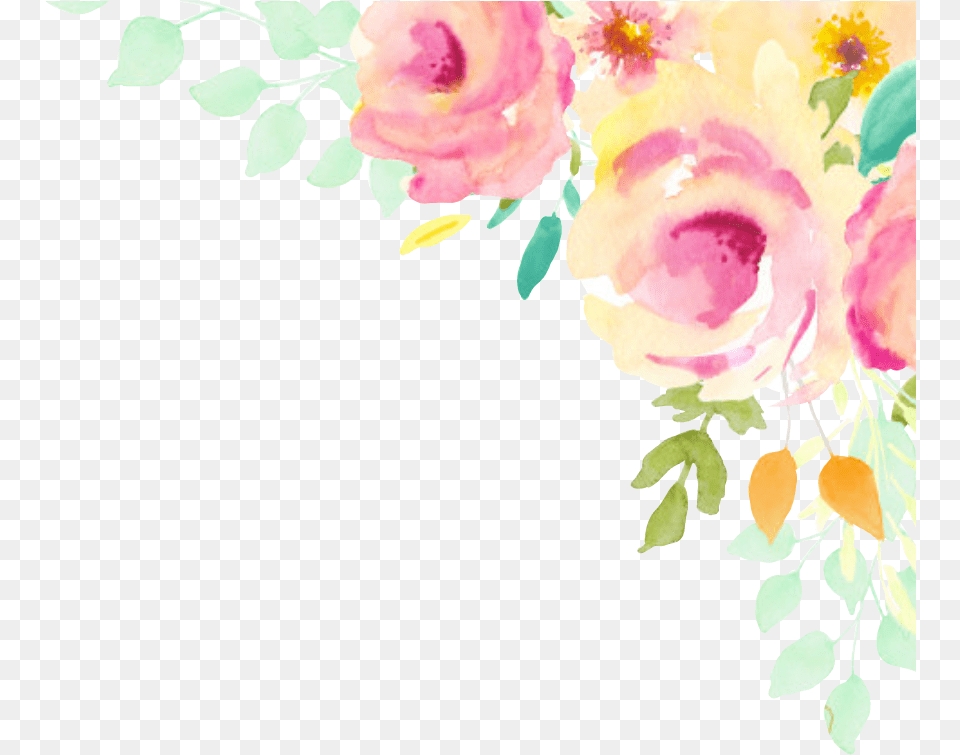 Pastels Colors Flowers Flores Flowerslover Cornerdesign Garden Roses, Art, Floral Design, Graphics, Pattern Png