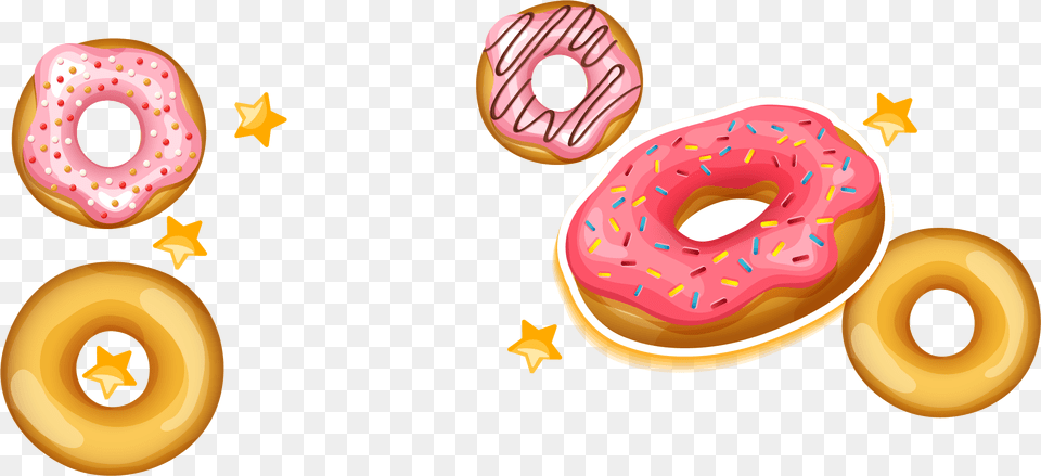 Pastry Girly, Food, Sweets, Donut, Bread Png Image