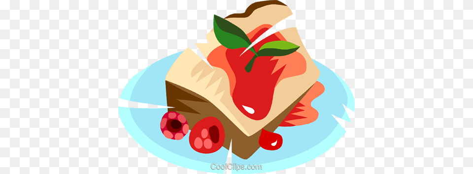 Pastry With Raspberry Sauce Royalty Vector Clip Art, Food, Ketchup Png