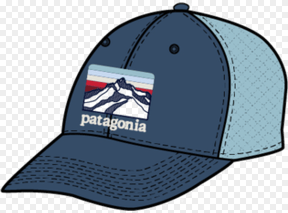 Patagonia Line Logo Ridge Lowpro Hat Patagonia, Baseball Cap, Cap, Clothing Free Png