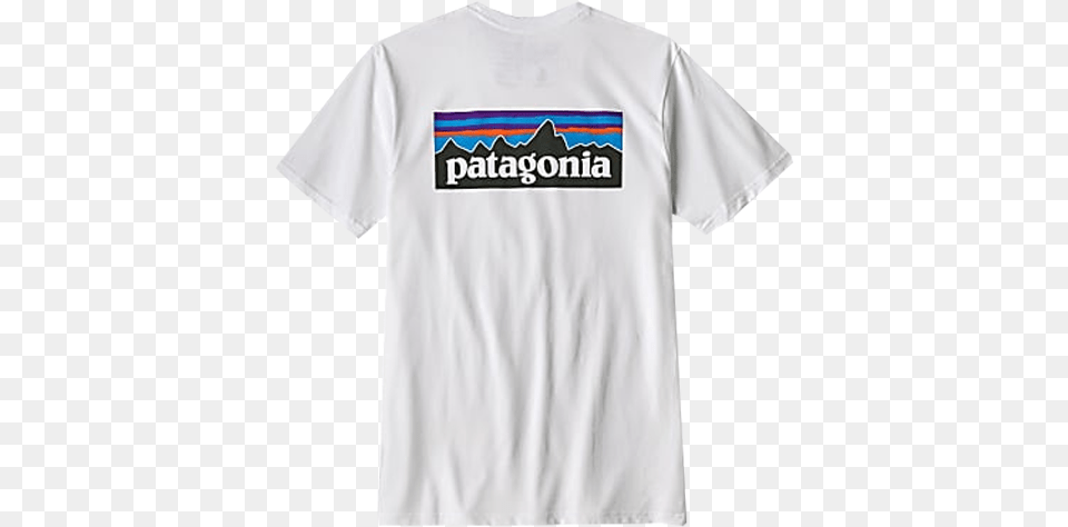 Patagonia P 6 Logo Responsible Tee White Arrow U0026 Beast Unisex, Clothing, T-shirt, Shirt Free Png Download