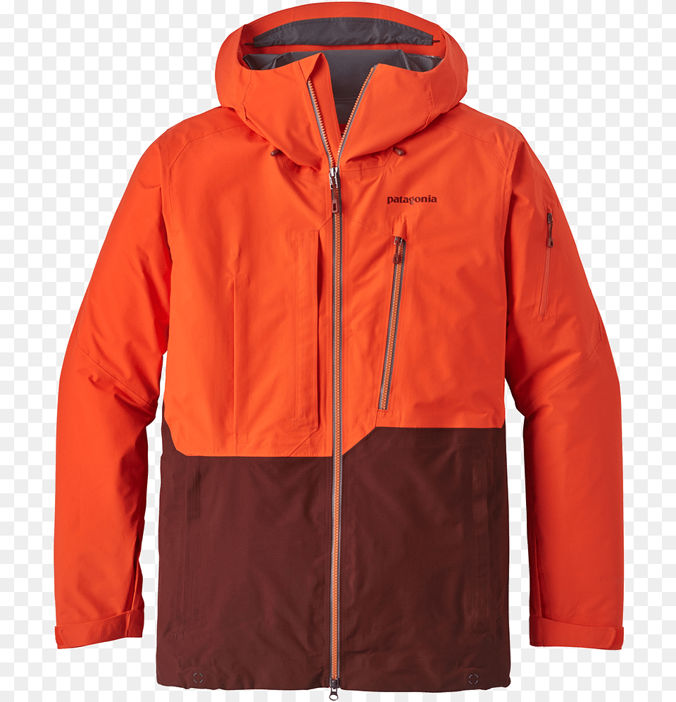 Patagonia Pow Slayer Jacket Red Hoodie, Clothing, Coat, Hood Png Image