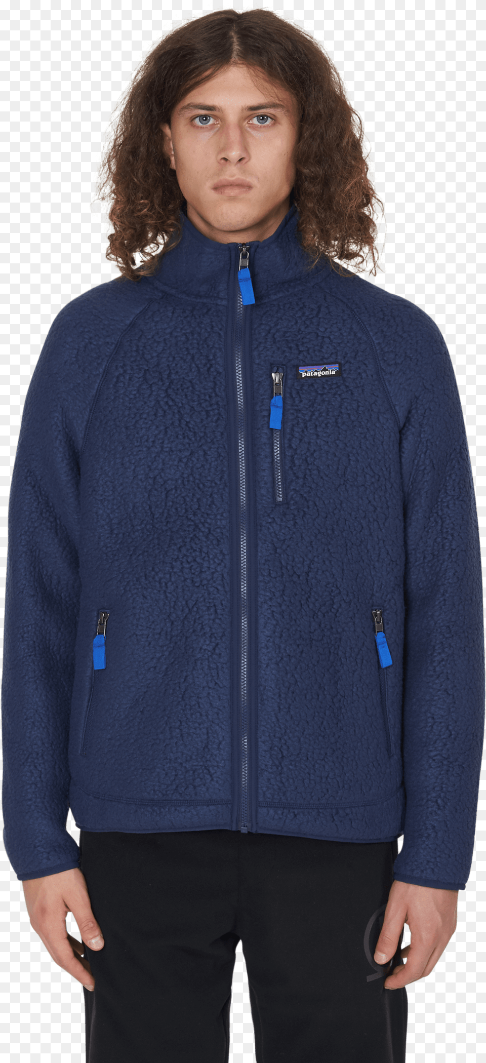 Patagonia Retro Pile Fleece Jacket, Clothing, Coat, Knitwear, Sweater Free Transparent Png