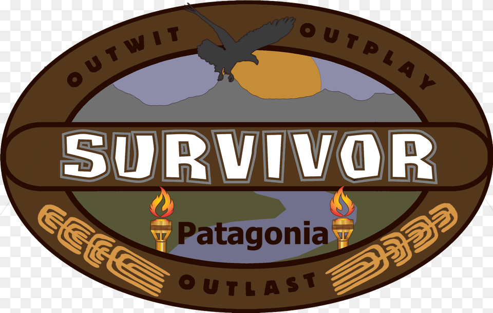 Patagonia Survivor Heroes Vs Villains Logo, Symbol, Emblem, Architecture, Factory Png