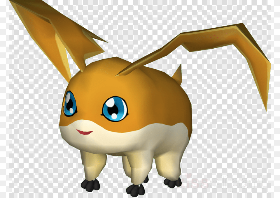 Patamon Clipart Agumon Patamon Veemon Patamon, Animal, Mammal, Rabbit, Pig Png