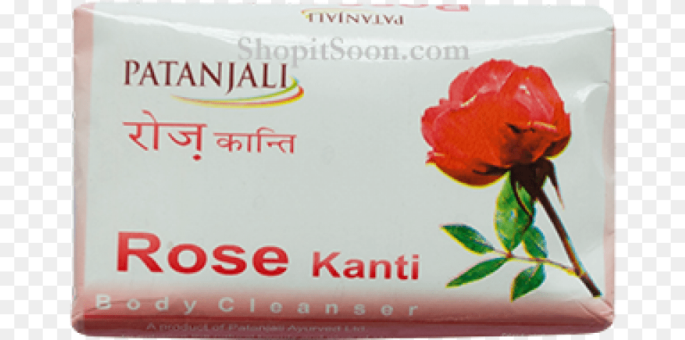 Patanjali Rose Kanti Soap 75 G Shop Online Warangal Patanjali Rose Body Cleanser Soap, Flower, Plant Png